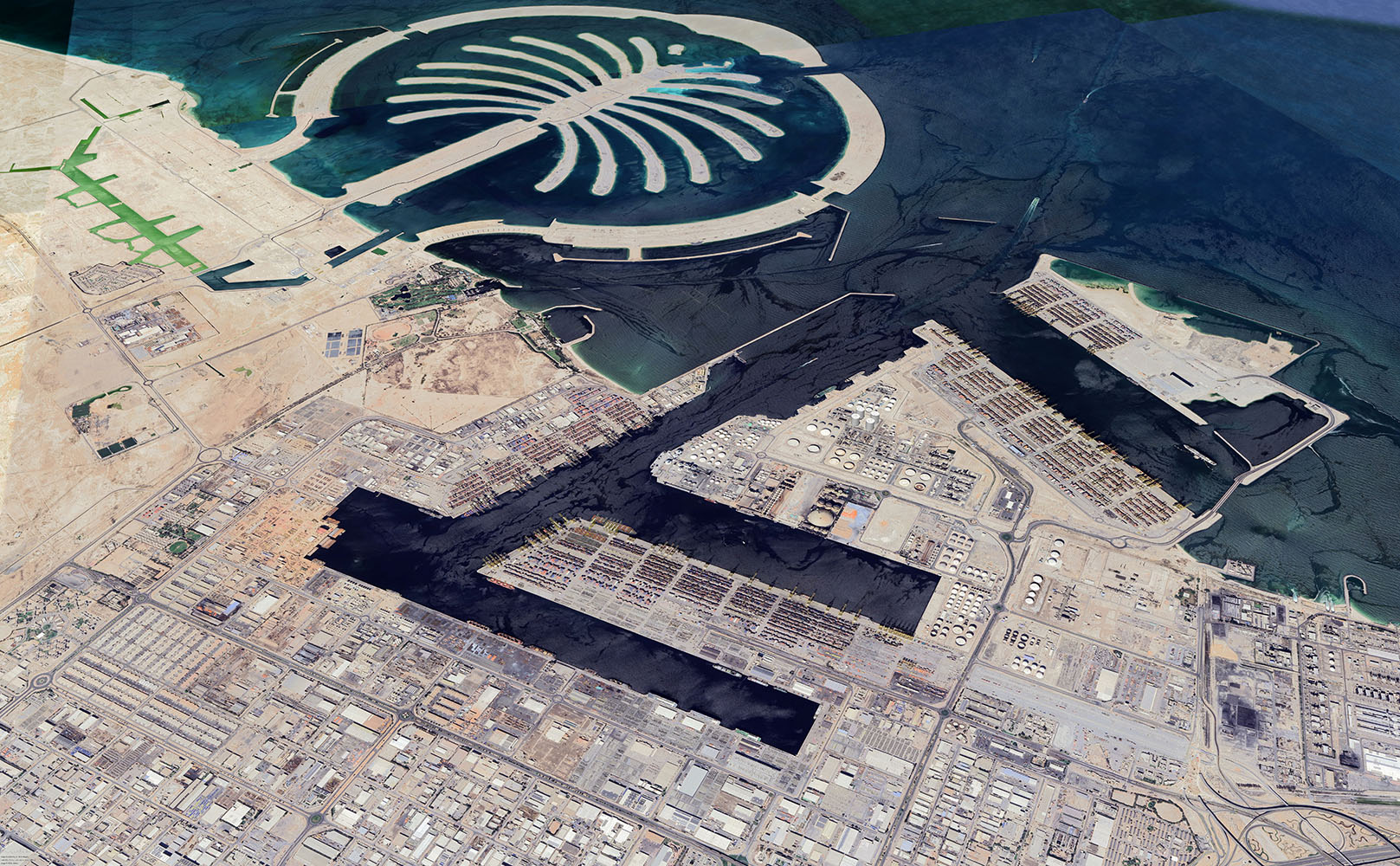 aerial view of Jebel Ali